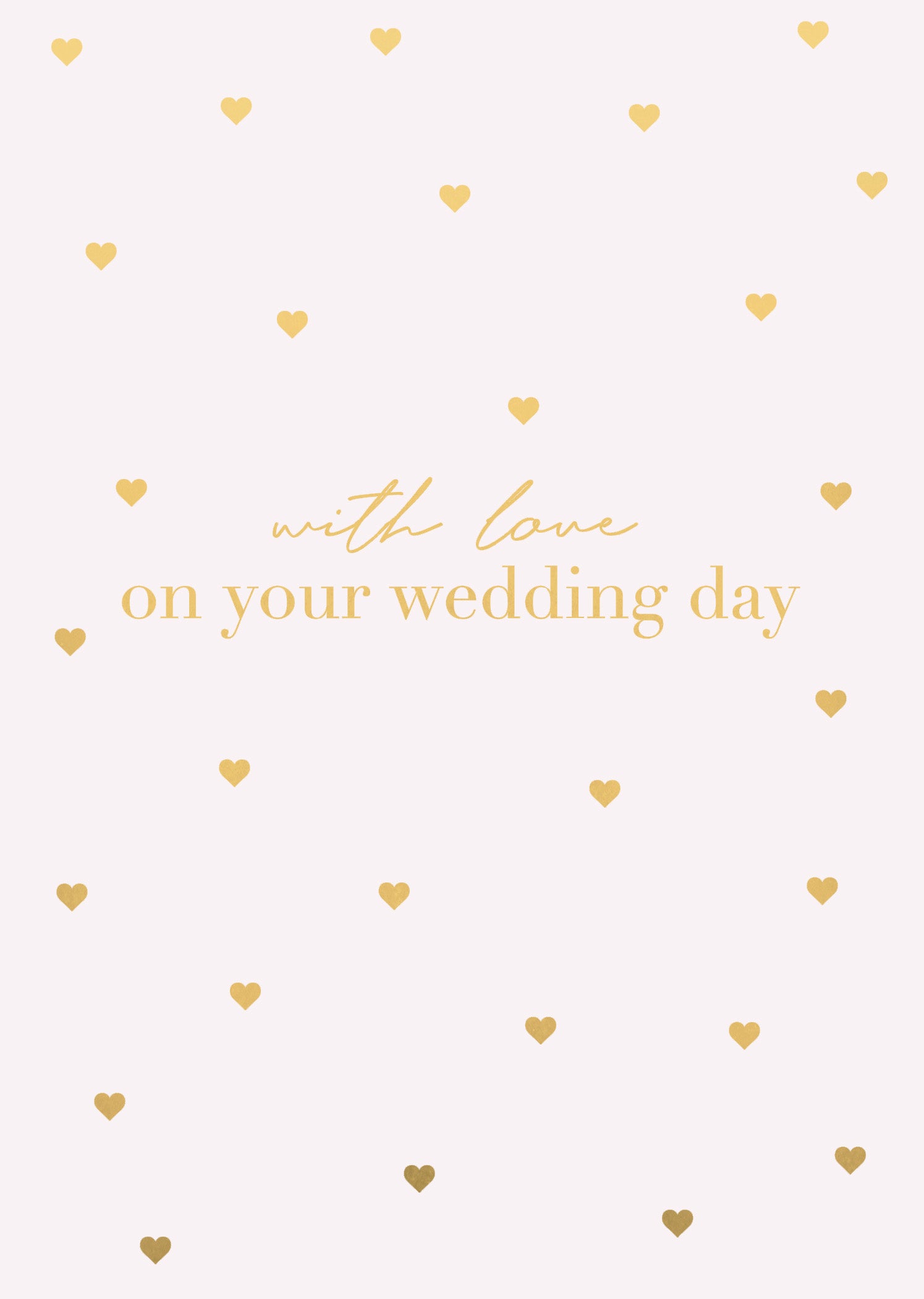 Greeting Card WEDDING - WITH LOVE WEDDING